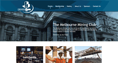 Desktop Screenshot of melbourneminingclub.com