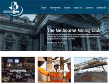 Tablet Screenshot of melbourneminingclub.com